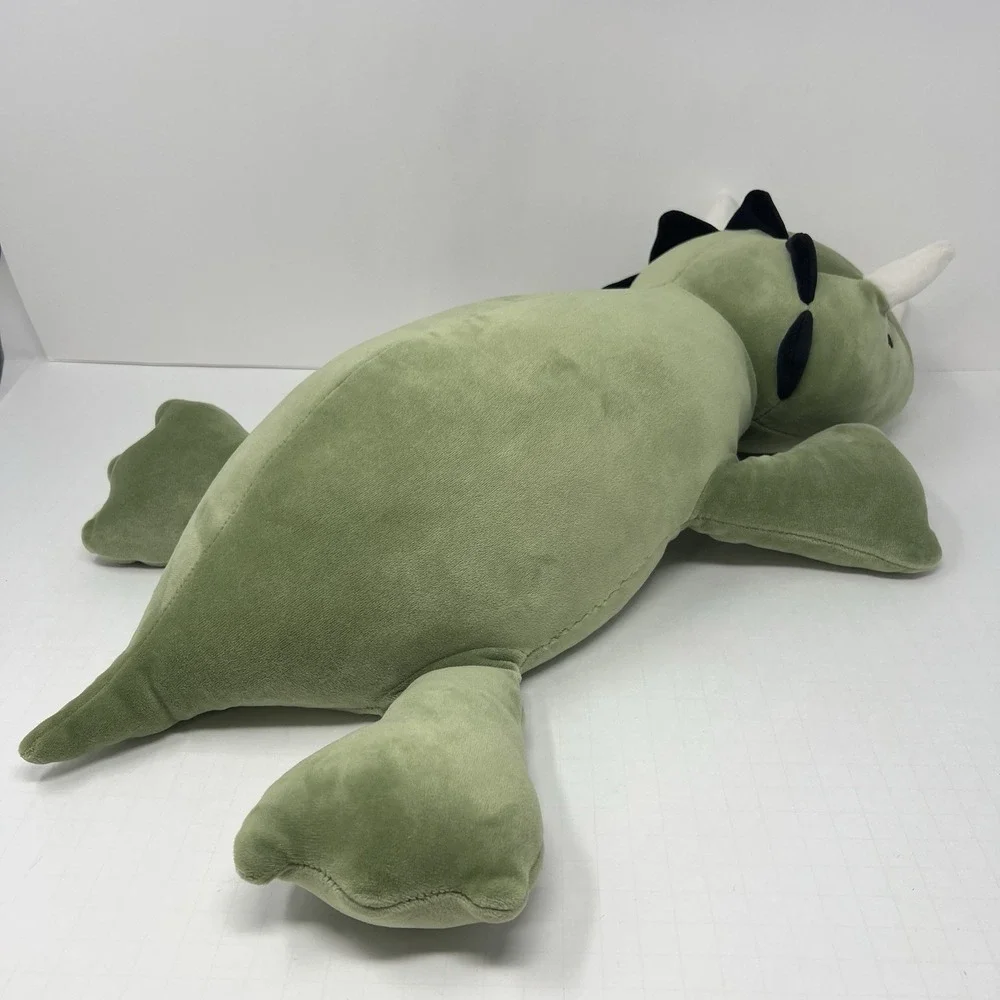Pillowfort Large Weighted Dinosaur Plush‎ Triceratops Throw Stuffed Animal 24